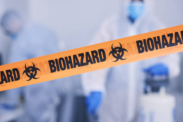 Professional Biohazard technician working in Melbourne, FL